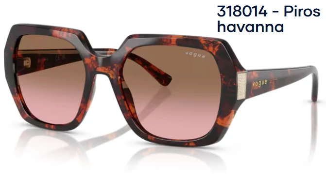 VOGUE VO5612SB 318014 - Piros havanna NAPSZEMÜVEG 