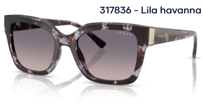 VOGUE VO5613SB 317836 - Lila havanna NAPSZEMÜVEG