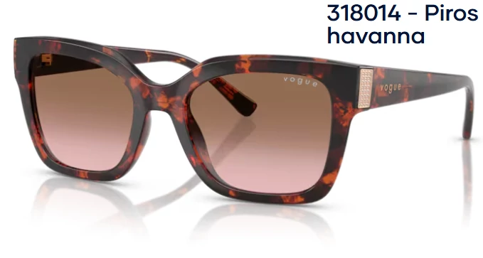 VOGUE VO5613SB 318014 - Piros havanna NAPSZEMÜVEG