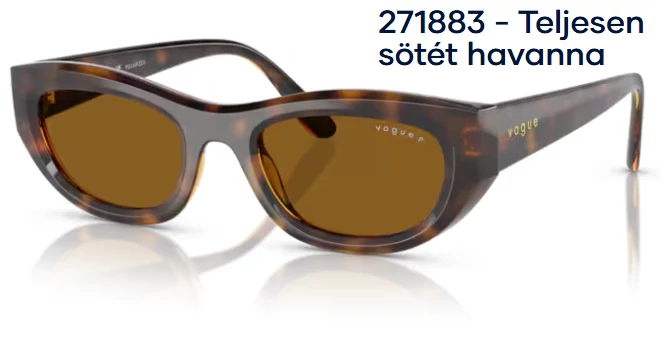 VOGUE VO5616S 271883 - Teljesen sötét havanna NAPSZEMÜVEG