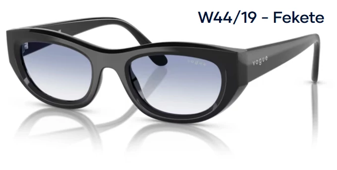 VOGUE VO5616S W44/19 - Fekete NAPSZEMÜVEG