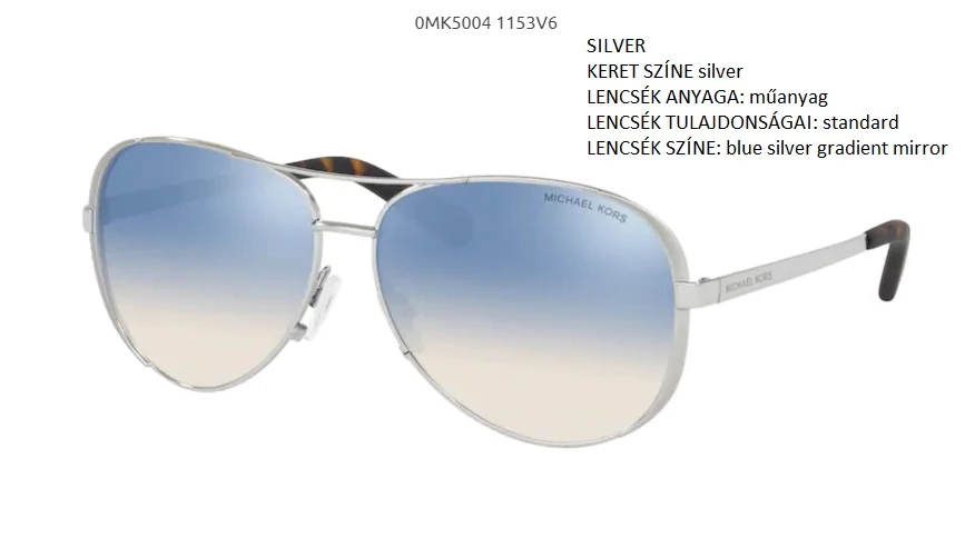 MICHAEL KORS CHELSEA MK5004 1153V6 SILVER NAPSZEMÜVEG