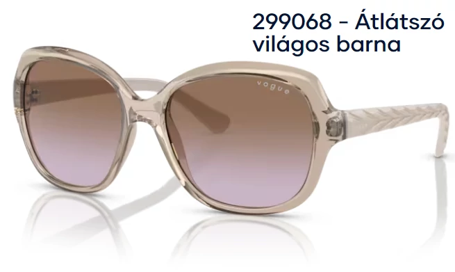 VOGUE VO2871S 299068 - Átlátszó világos barna NAPSZEMÜVEG