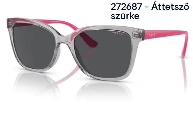 VOGUE VO5426S 272687 - Áttetsző szürke NAPSZEMÜVEG