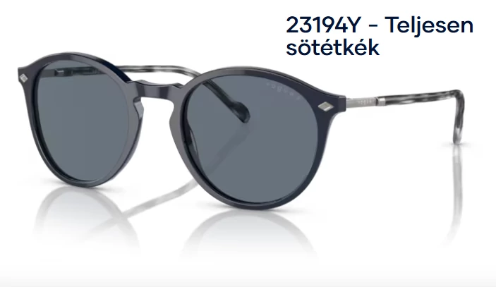 VOGUE VO5432S 23194Y - Teljesen sötétkék NAPSZEMÜVEG