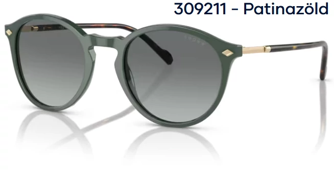 VOGUE VO5432S 309211 - Patinazöld NAPSZEMÜVEG