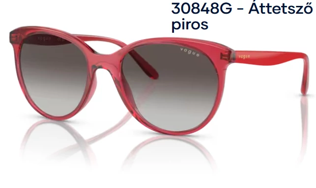 VOGUE VO5453S 30848G - Áttetsző piros NAPSZEMÜVEG