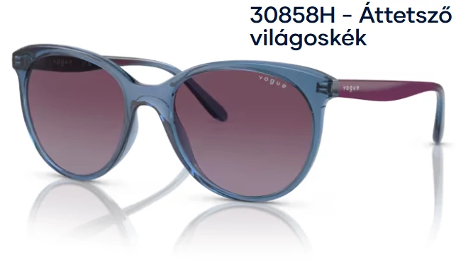 VOGUE VO5453S 30858H - Áttetsző világoskék NAPSZEMÜVEG