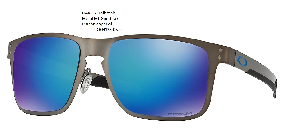 OAKLEY Holbrook Metal MttGnmtl w/ PRIZMSapphPol OO4123-07 Napszemüveg