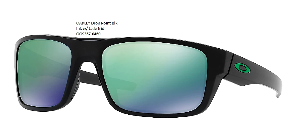 OAKLEY Drop Point Blk Ink w/ Jade Irid OO9367-0460