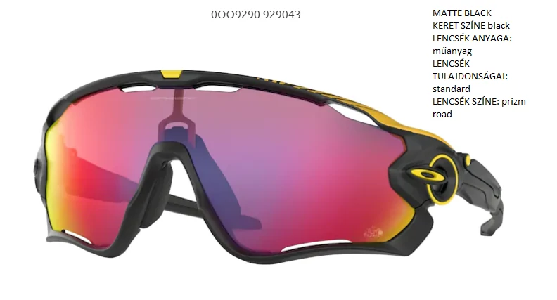 OAKLEY OO9290-43 JAWBREAKER MATTE BLACK/ prizm road  NAPSZEMÜVEG