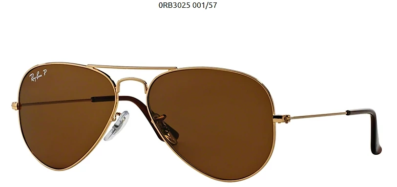 Ray-Ban RB3025 GOLD 001/57 Aviator Napszemüveg