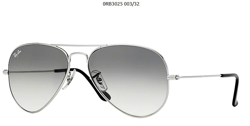 Ray-Ban Rb3025 SILVER 003/32 Aviator Napszemüveg