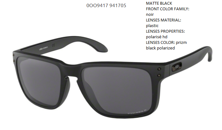 OAKLEY Holbrook XL MATTE BLACK/prizm black polarized OO9417-05 Napszemüveg