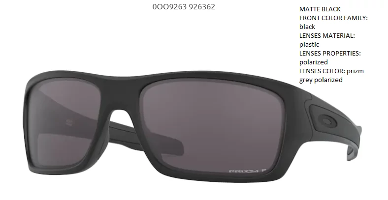 OAKLEY TURBINE OO9263-62  NAPSZEMÜVEG