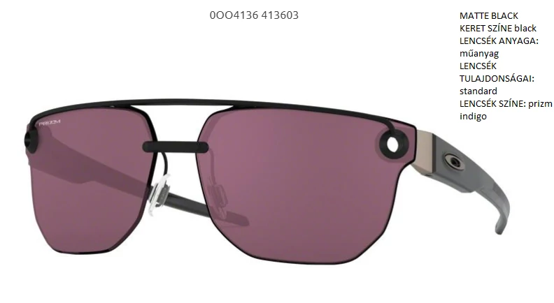 OAKLEY CHRYSTL OO4136-03 NAPSZEMÜVEG 