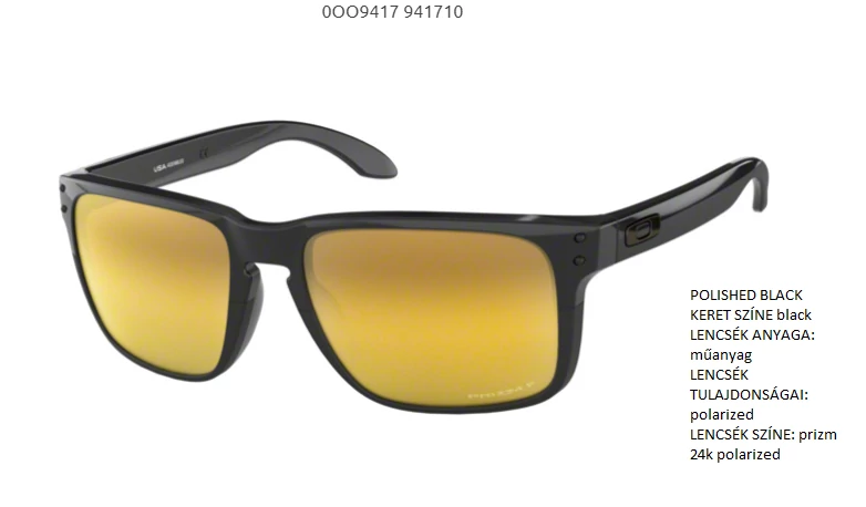 OAKLEY HOLBROOK XL POLARIZED OO9417-10 NAPSZEMÜVEG