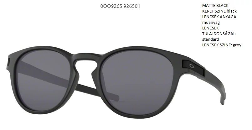 OAKLEY OO9265-01  LATCH NAPSZEMÜVEG