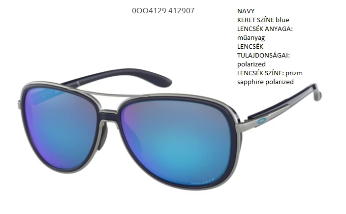 OAKLEY SPLIT TIME  OO4129-07 NAVY/prizm sapphire polarized Női Napszemüveg