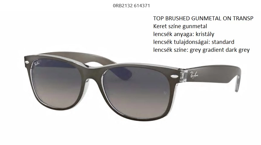 RAY-BAN RB2132 NEW WAYFARER  614371 NAPSZEMÜVEG