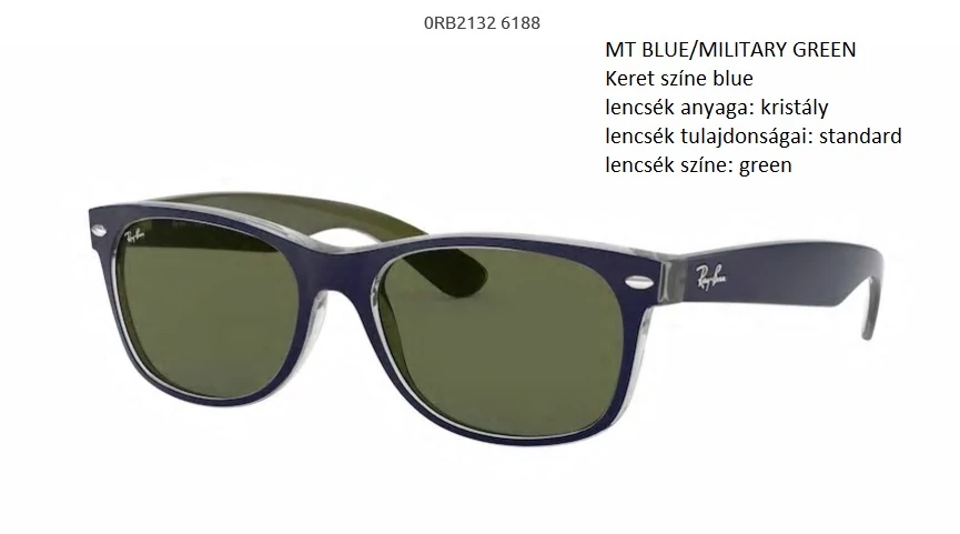 RAY-BAN RB2132 NEW WAYFARER  6188 NAPSZEMÜVEG