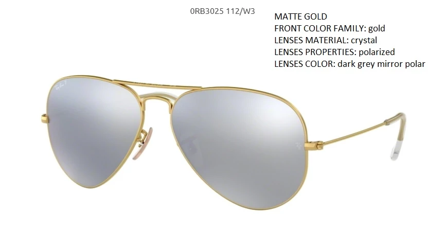 RAY-BAN RB3025 112/W3 POL. NAPSZEMÜVEG