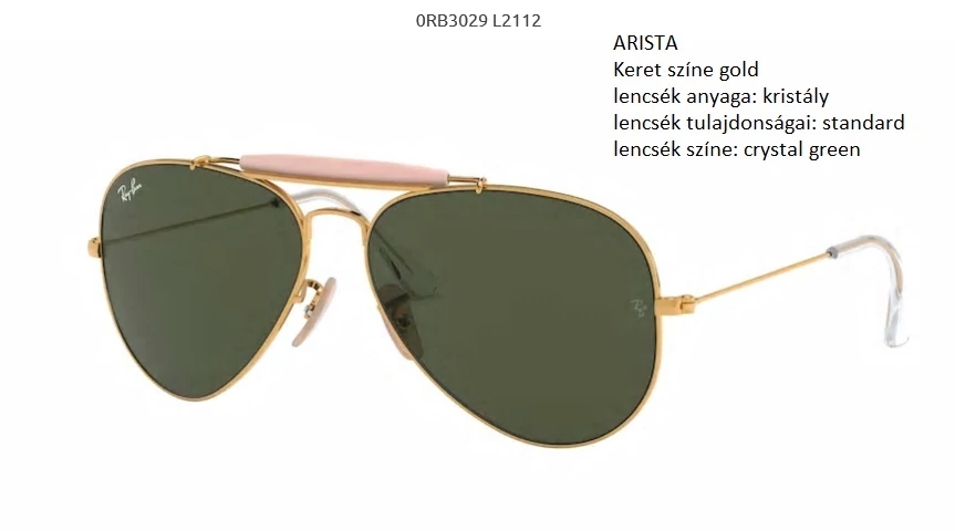 RAY-BAN RB3029 OUTDOORSMAN II  L2112 NAPSZEMÜVEG