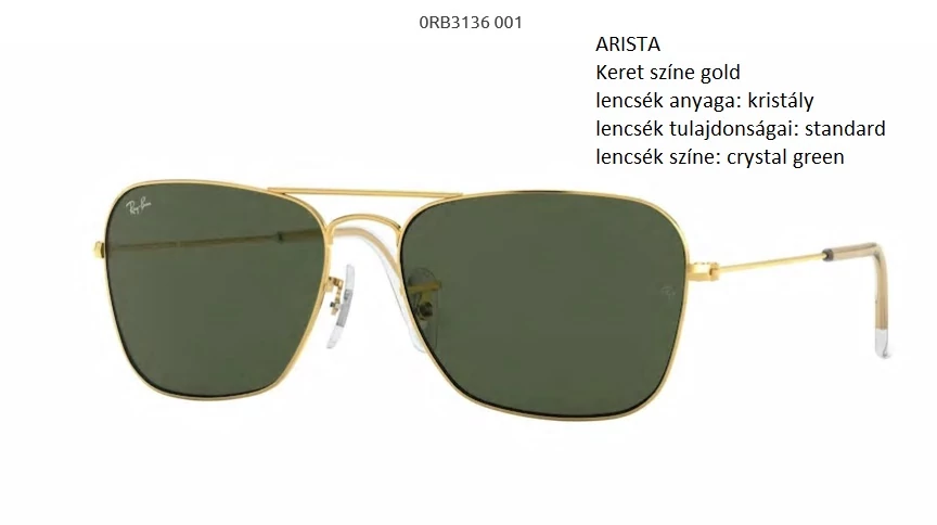 RAY-BAN RB3136 CARAVAN  001 NAPSZEMÜVEG