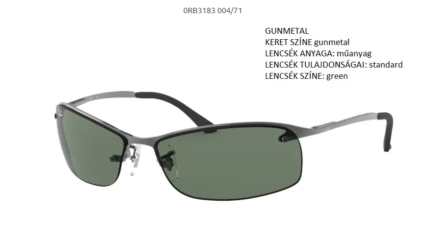 RAY-BAN RB3183 004/71 NAPSZEMÜVEG