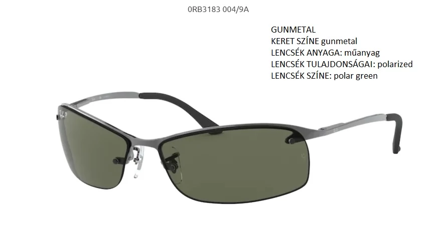 RAY-BAN RB3183  004/9A  POLARIZÁLT NAPSZEMÜVEG