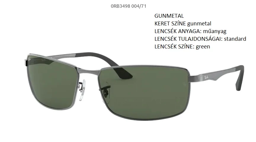 RAY-BAN RB3498N/A  004/71 NAPSZEMÜVEG