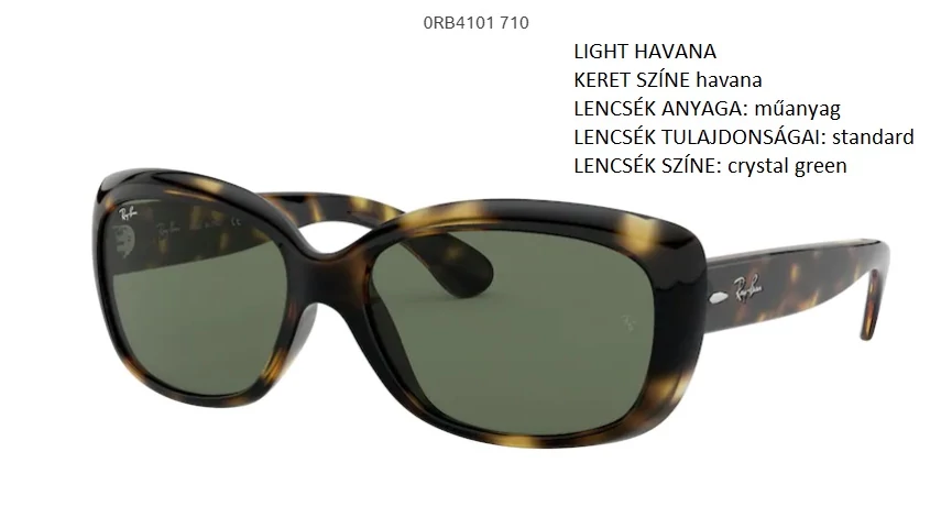 RAY-BAN RB4101 710 JACKIE OHH NAPSZEMÜVEG