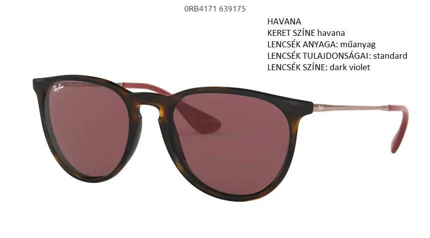 RAY-BAN RB4171 ERIKA 639175 NAPSZEMÜVEG