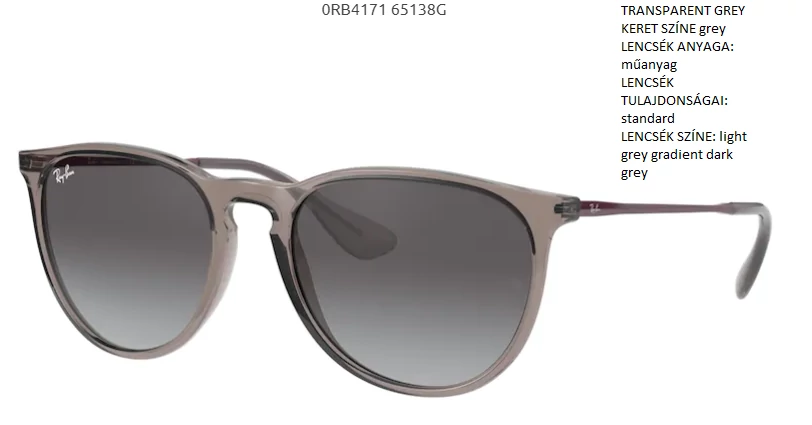 RAY-BAN RB4171 ERIKA 65138G NAPSZEMÜVEG