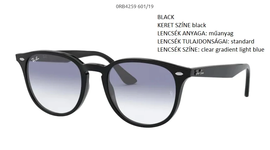 RAY-BAN RB4259 601/19  NAPSZEMÜVEG