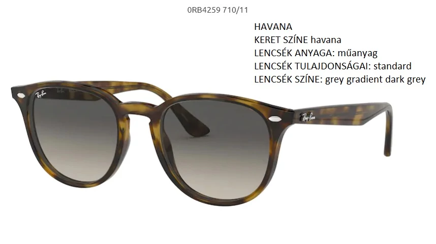 RAY-BAN RB4259 710/11 NAPSZEMÜVEG