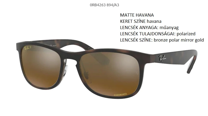 RAY-BAN RB4263 894/A3 POLARIZÁLT NAPSZEMÜVEG