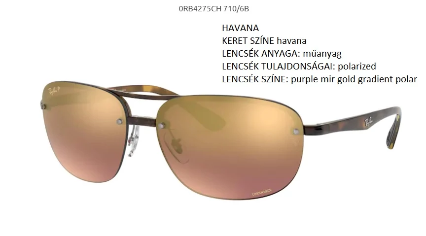 RAY-BAN RB4275CH 710/6B POLARIZÁLT NAPSZEMÜVEG