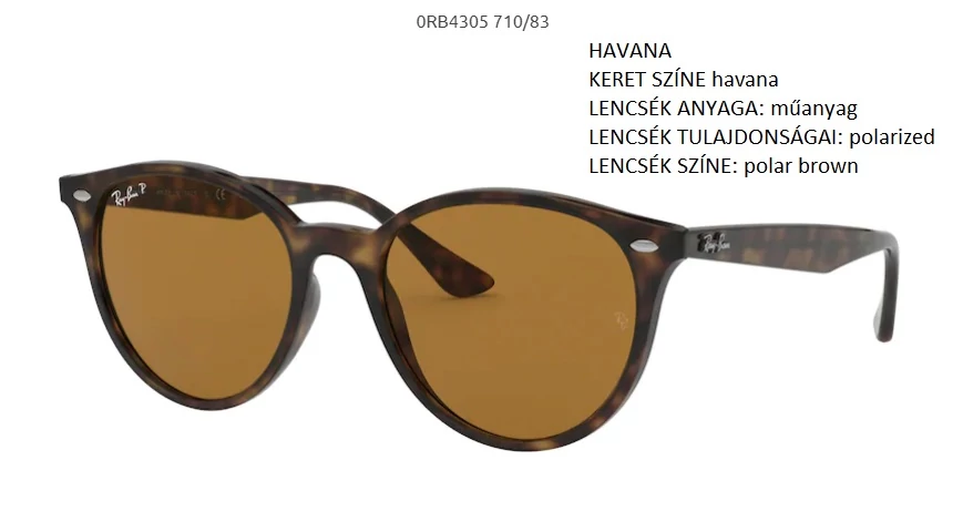 RAY-BAN RB4305 710/83 POLARIZÁLT NAPSZEMÜVEG