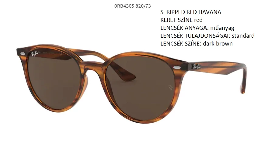 RAY-BAN RB4305 820/73 NAPSZEMÜVEG