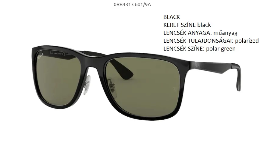 RAY-BAN RB4313 601/9A POLARIZÁLT NAPSZEMÜVEG