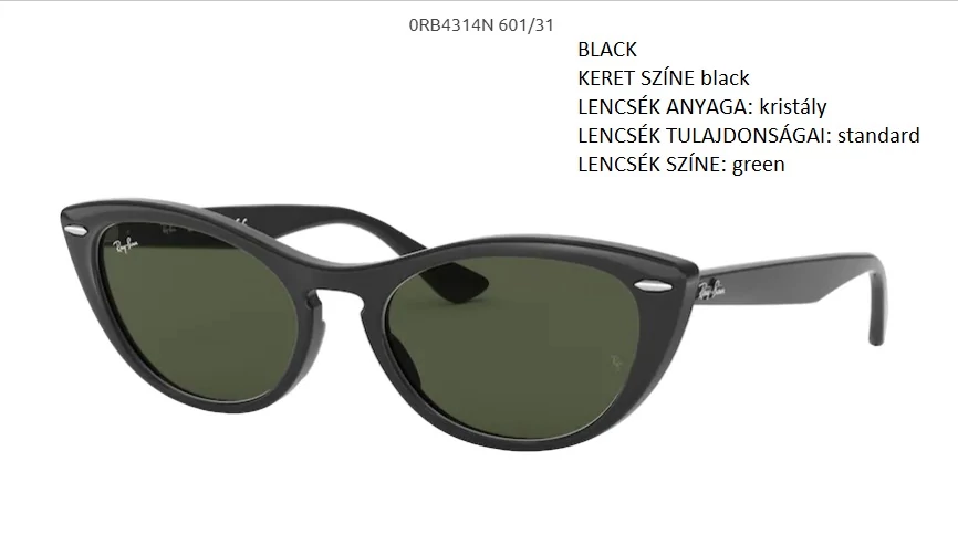 RAY-BAN RB4314N NINA 601/31 NAPSZEMÜVEG