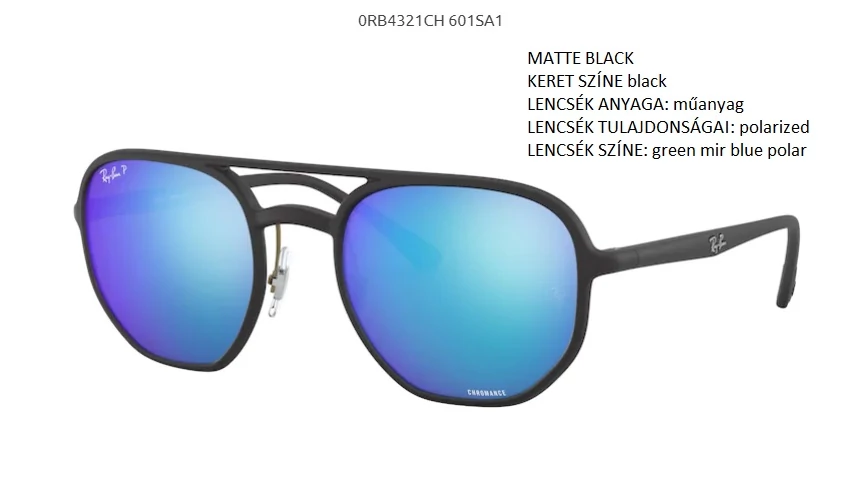 RAY-BAN RB4321CH 601SA1 POLARIZÁLT NAPSZEMÜVEG