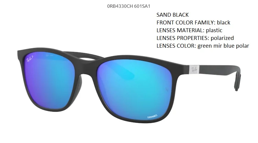 RAY-BAN RB4330CH 601SA1  CHROMANCE POLARIZÁLT NAPSZEMÜVEG