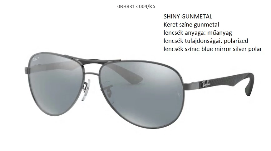 RAY-BAN RB8313 004/K6 POLARIZÁLT  NAPSZEMÜVEG